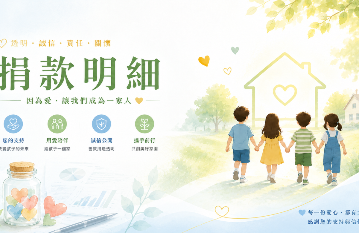 捐款明細封面