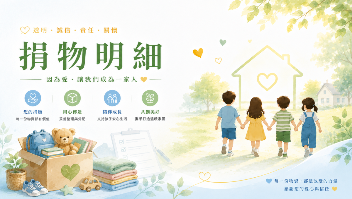 捐物明細封面